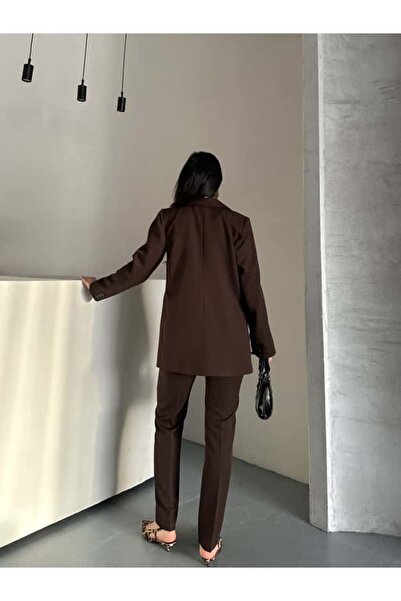 MYGİYİMİSTANBUL Blazer Jacket Trousers Set