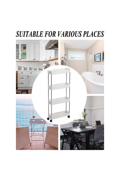 KEKE رف حمام مكون من 4 طبقات