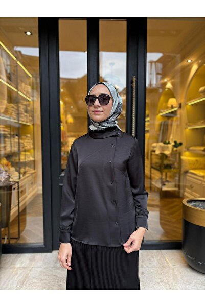 MissWhence 38015 Buttoned Women's Suit Black