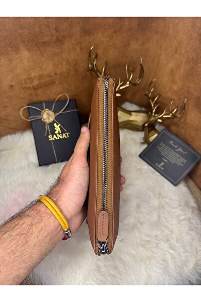 SANAT Sl-2111 Genuine Leather Wallet 21.5 cm X 11.5 cm