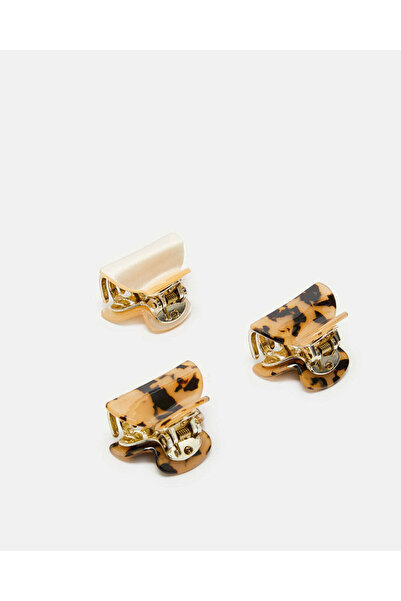 REDTAG Women Beige Hair Claw Set (Pack of 3)