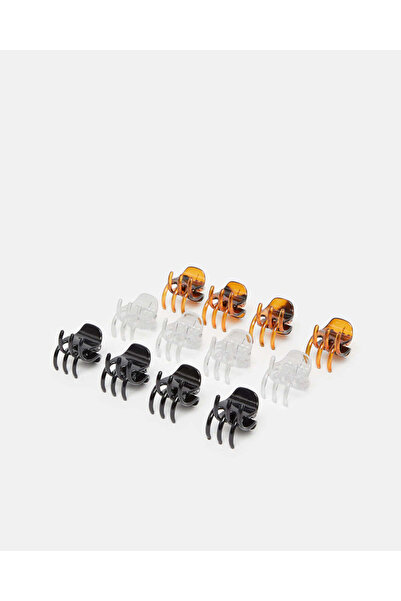 REDTAG Women Assorted Jaw Clip Set (Pack of 12)