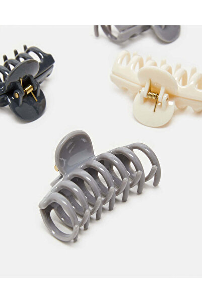 REDTAG Women Assorted Hair Claw Set (Pack of 6)