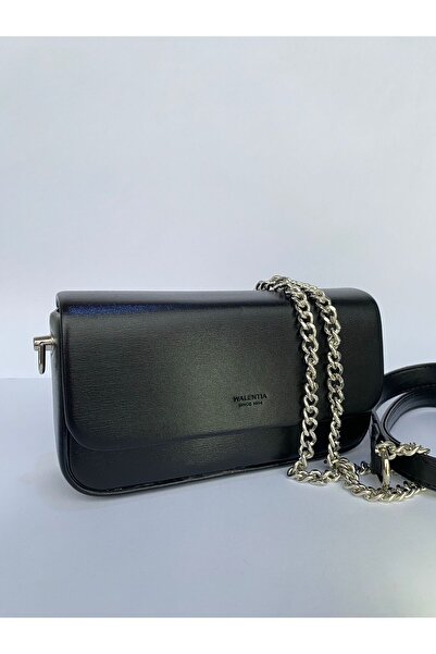 Style siyah midi çanta