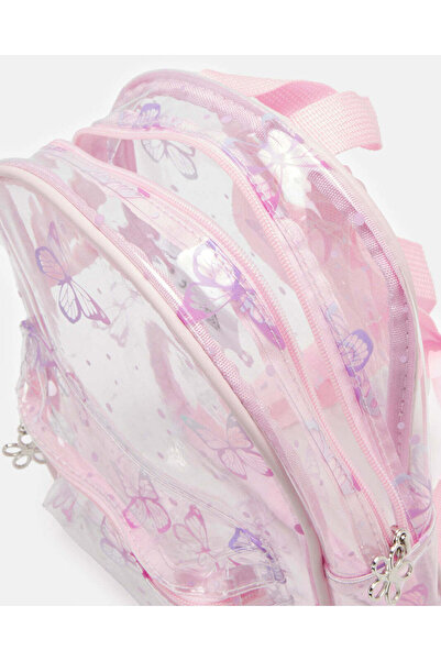 REDTAG Girls Pink Embellished Backpack
