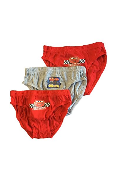 CARS Set of 3 pairs of boys' Race panties 6/8 years