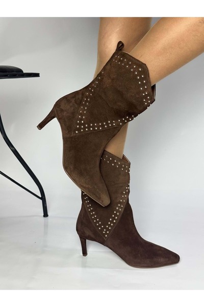 AYNUR BARTINLIOĞLU 21-5510 - KAHVE SÜET - 36 - 21-5510-KAHVE SÜET-36