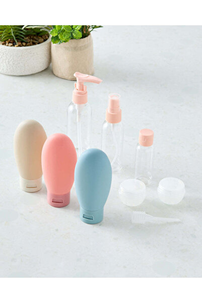 REDTAG Assorted Travel Bottle Set (9 Piece)