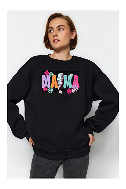 Tubinyoo سويت شيرت مطبوع عليه ماما