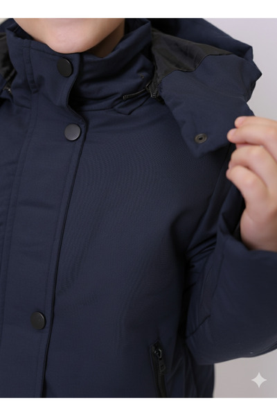 PIQUE Children's coat Hooded boys' parka