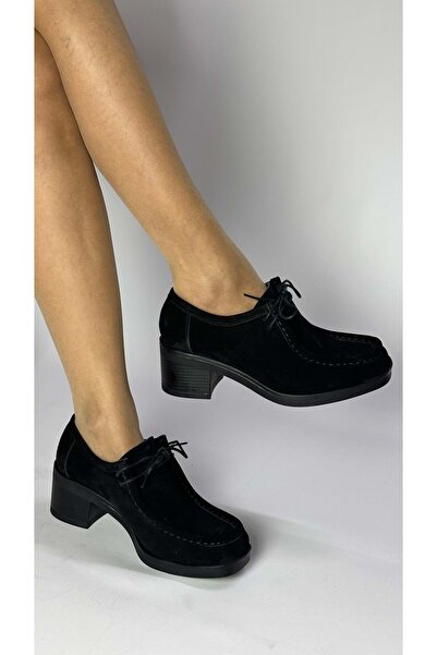 AYNUR BARTINLIOĞLU 22-1290 - SİYAH SÜET - 38 - 22-1290-SİYAH SÜET-38