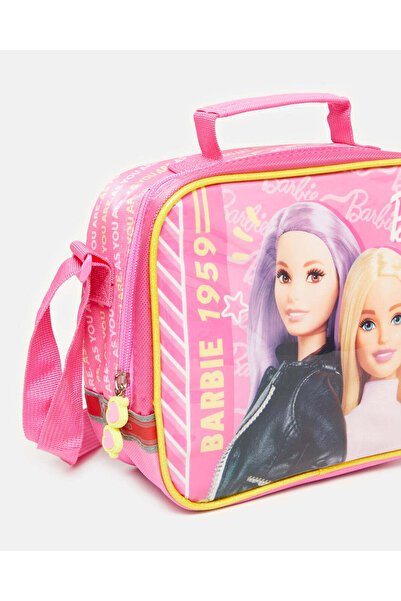 REDTAG Girls Pink Barbie Lunch Bag