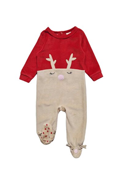 Mo Kids Christmas Fleece Jumpsuit