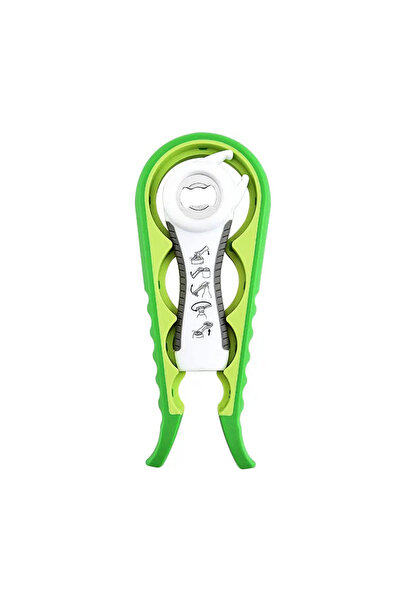 mediLOGIC Jar, container and bottle cap opener, multifunctional, 5 in 1, green, mediLOGIC™