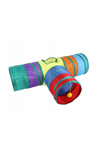 zola Interactive tunnel for small animals, polyester, 80x55 cm, multicolor