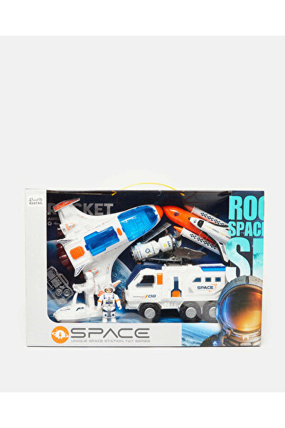 REDTAG Blue And White Unique Space Station Toy Series (3+ Years)