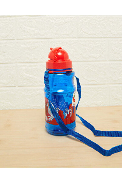 REDTAG Blue Spiderman 2 Transparent Water Bottle (500ml)