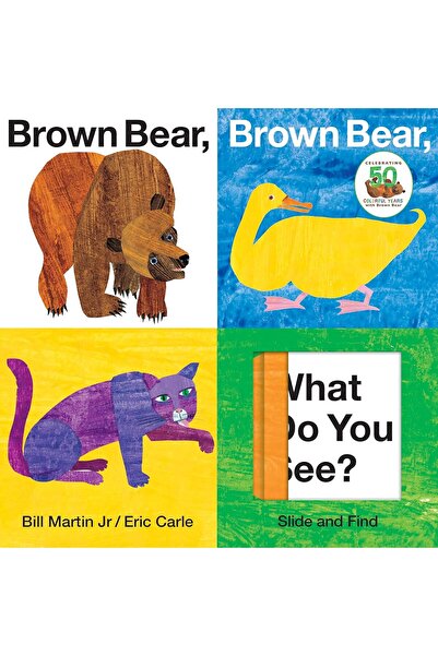 Generic الدب البني، ماذا ترى؟ انزلق وابحث (كتاب مقوى)