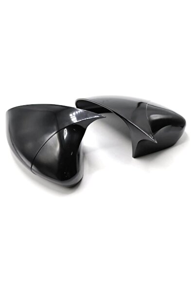 RADUS Set of 2 Radus® Batman-style Mirror Covers for Passat B6 2005-2010, Glossy Black
