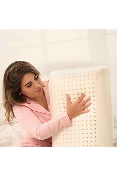 SHome Klimalı Hava Kanallı Visko Yastık – Ortopedik Boyun Destekli, 60x40x15 ...