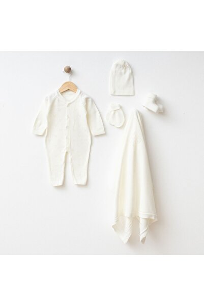 Fox Life Kids Newborn Baby Romper Set 5 Pieces Knitwear Patterned 02