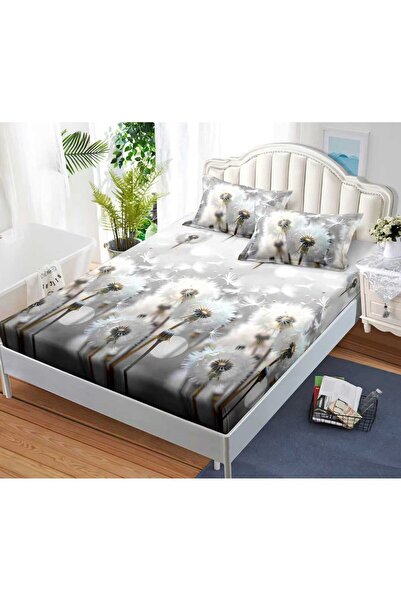 Casa de Vis Fitted sheet with elastic + 2 pillowcases, 180/200, Online, HJ-93