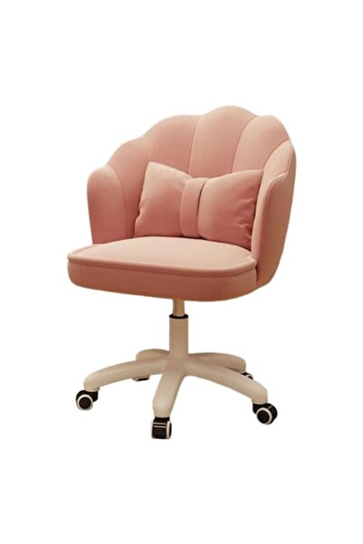 OEM Υδραυλική καρέκλα με πλάτη και ροδάκια - για παιδιά, βελούδινη, κομψή, ερ...