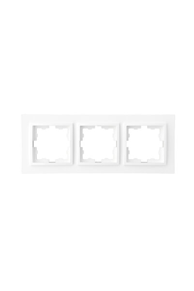 VISION LIGHTING 3-POSITION TITANIUM WHITE FRAME