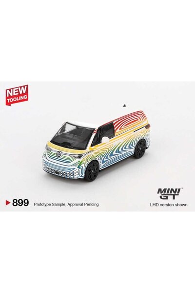 mini gt 1/64 فولكس فاجن آي دي باز نموذج أولي رينبو MGT00899