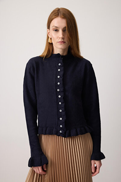 Touché Privé Frill Knitted Cardigan