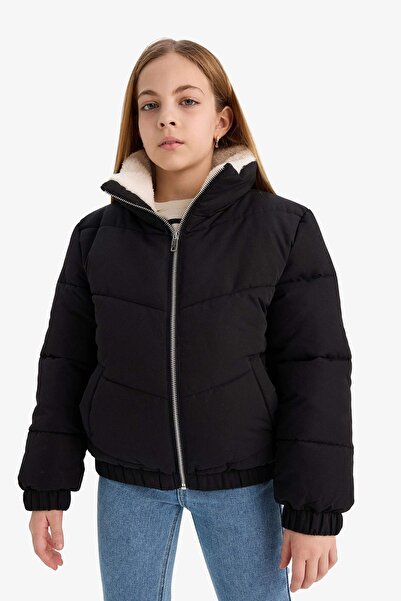 DeFacto Black Girl's Coat C5390A8/Bk27