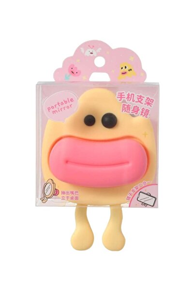 Miniso Büyük Ağız Figürlü Aynalı Telefon Standı