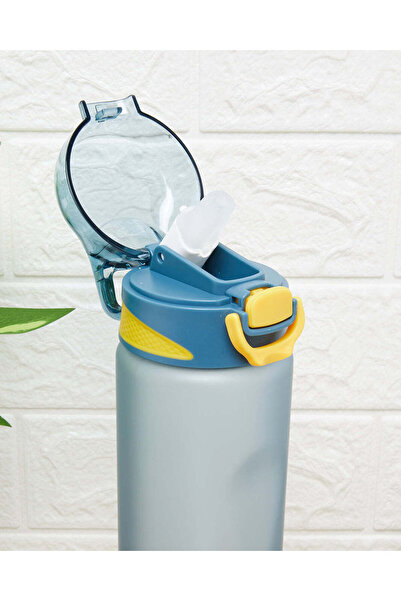 REDTAG Blue Printed Water Bottle (1000ml)