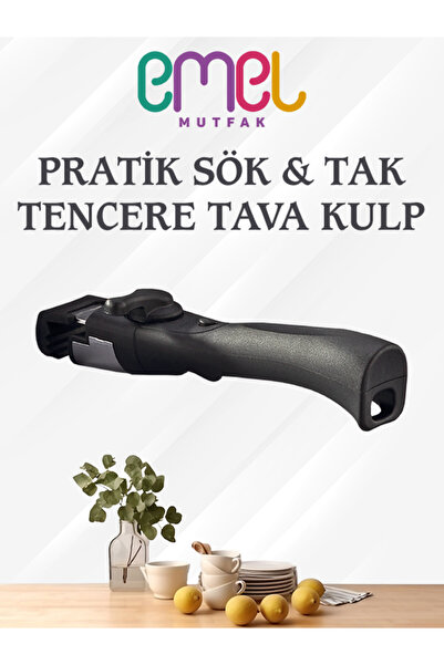 Emel Cooking Goods Emel Detachable & Attachable Pot and Pan Handle (Detachable and Attachable Handle)