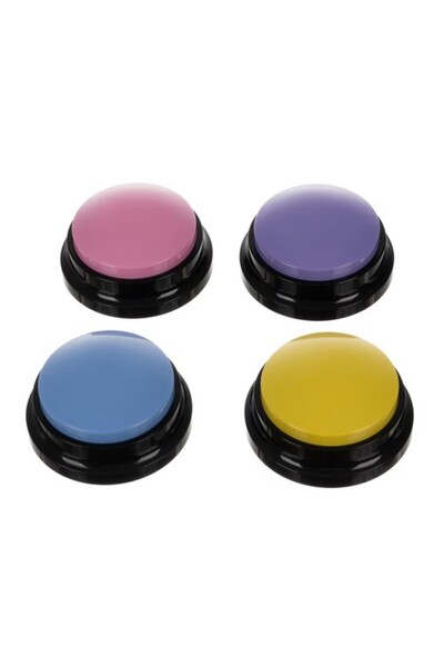 zola Set 4 butoane pentru dresaj, efecte sonore si luminoase, 8.8 x 4 cm