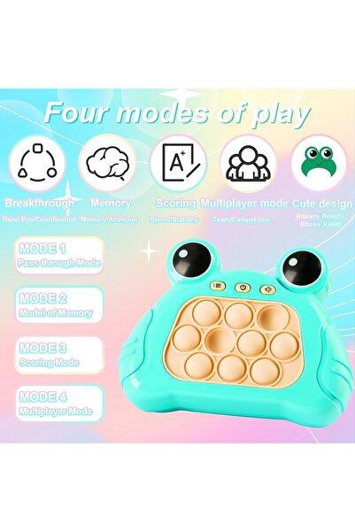 Generic Handheld Electronic Pop Fidget Toy - Sensory Fast-Press Bubble Game for Kids & Adults (Ages 3+)