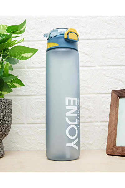 REDTAG Blue Printed Water Bottle (1000ml)