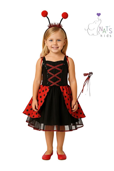 NATS KİDS Kız Çocuk Uğur Böceği Kostümü