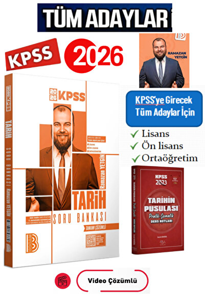 Panem Yayınları 2026 Benim Hocam Yayınları KPSS Tarih Soru Bankası+CBA Tarihi...