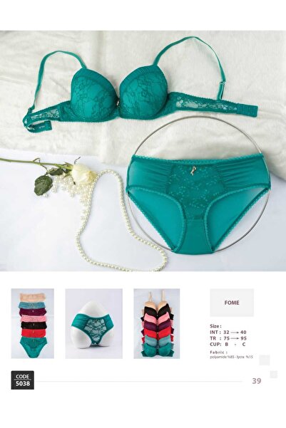 La Joie Push-up bra and panty set - BR 5038