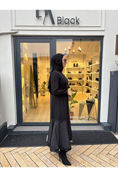 MissWhence 38826 Parachute Detail Women's Dress Black