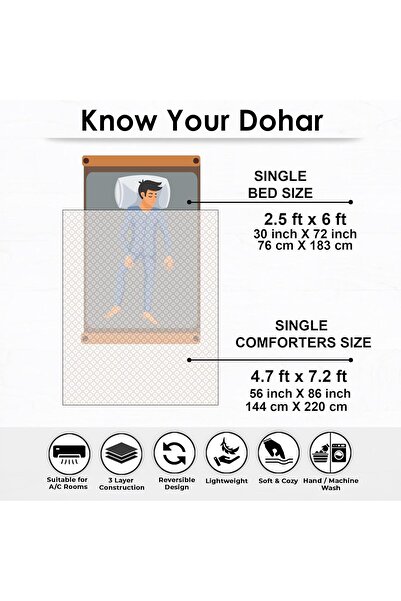 Generic Story@Home 100% Cotton Reversible Lightweight Summer Blanket, Twin 2.18×1.42 m, Baby Pink/White