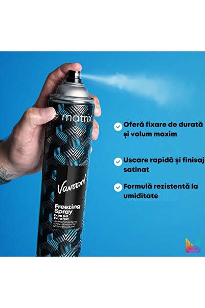 Matrix Vavoom Extra Full Freezing Spray-Hair Fixative, Strong Hold and Volume, 500 ml