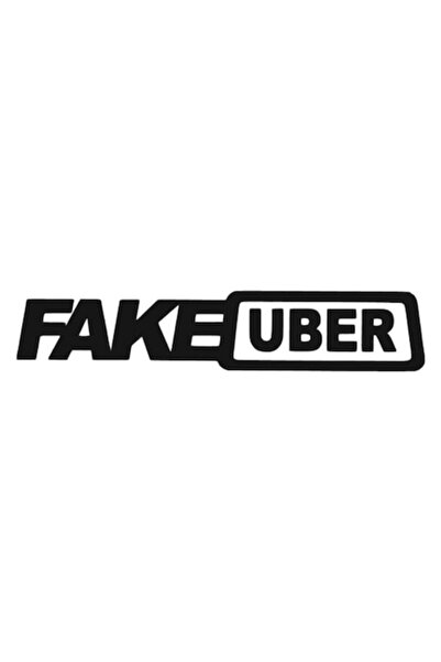 Oracal Sticker Fake Uber, 20cm, black