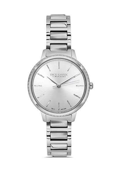 Dice Kayek Dk.1.Ag1400.01 Steel Case Steel Band 5 Atm Water Resistant Metallic Color Women Wristwatch