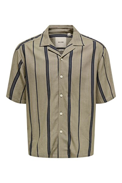 Only & Sons Onsstepan Loose Fit 006 Shirt Men's Gray Shirt - 22033631