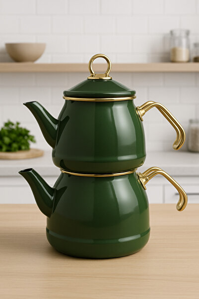 Evsun Home Collection EMAYE ÇAYDANLIK SETİ