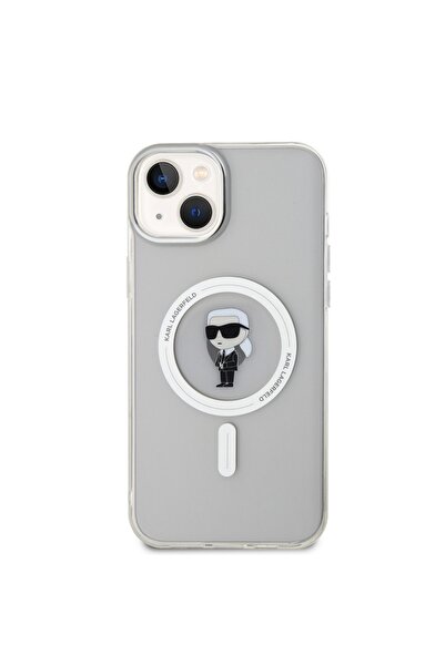 Karl Lagerfeld Case for IPhone 15 Plus, IML MagSafe, Transparent