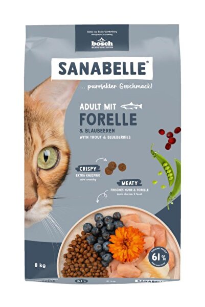 Sanabelle Adult Alabalıklı Yetişkin Kedi Maması 8 Kg