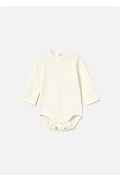 MAYORAL Baby Long Sleeve Bodysuit Cream 2713